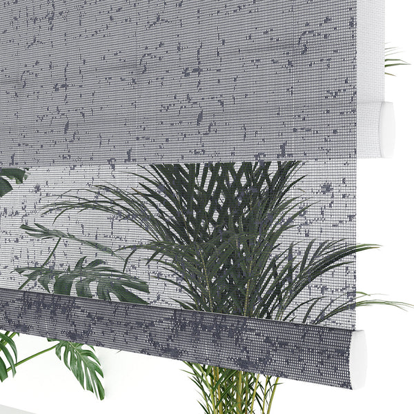 Desenli Çiftli Büyük Perde