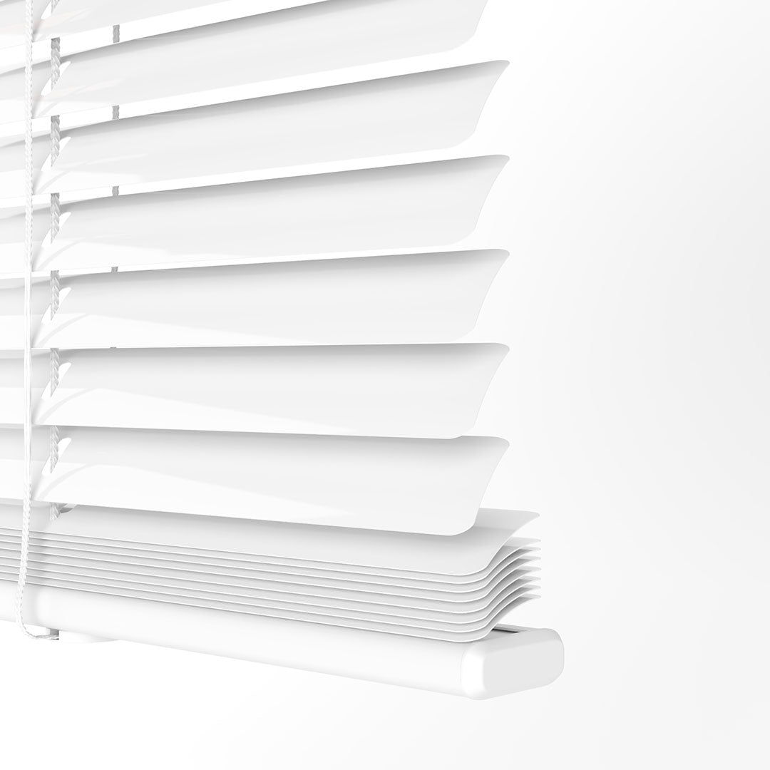 16 MM Parlak Beyaz Alüminyum Jaluzi