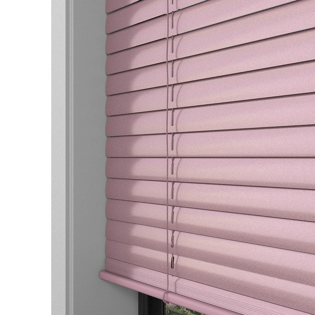 16 MM Toz Pembe Alüminyum Jaluzi