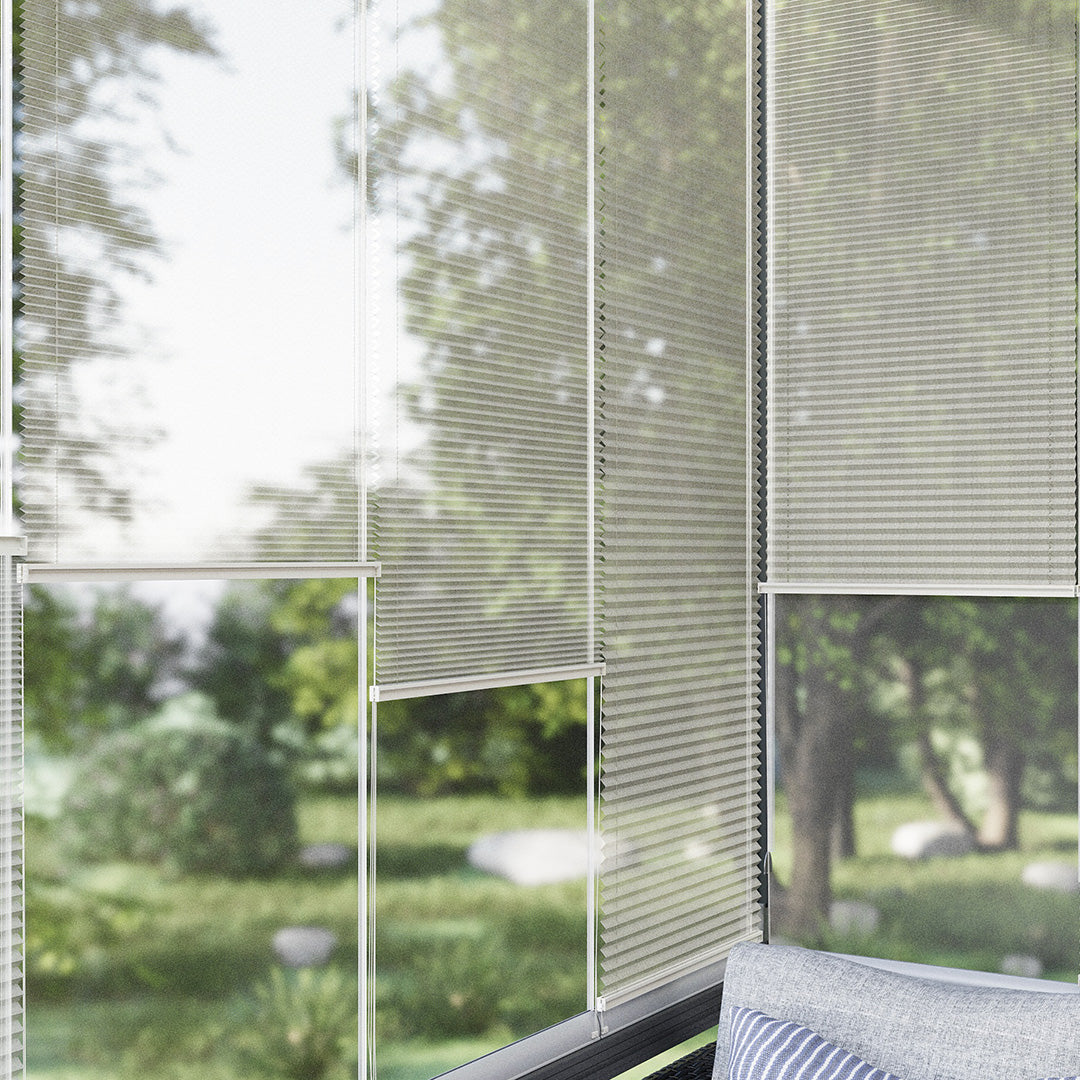 16 MM Tül Krem Tül Plise Perde