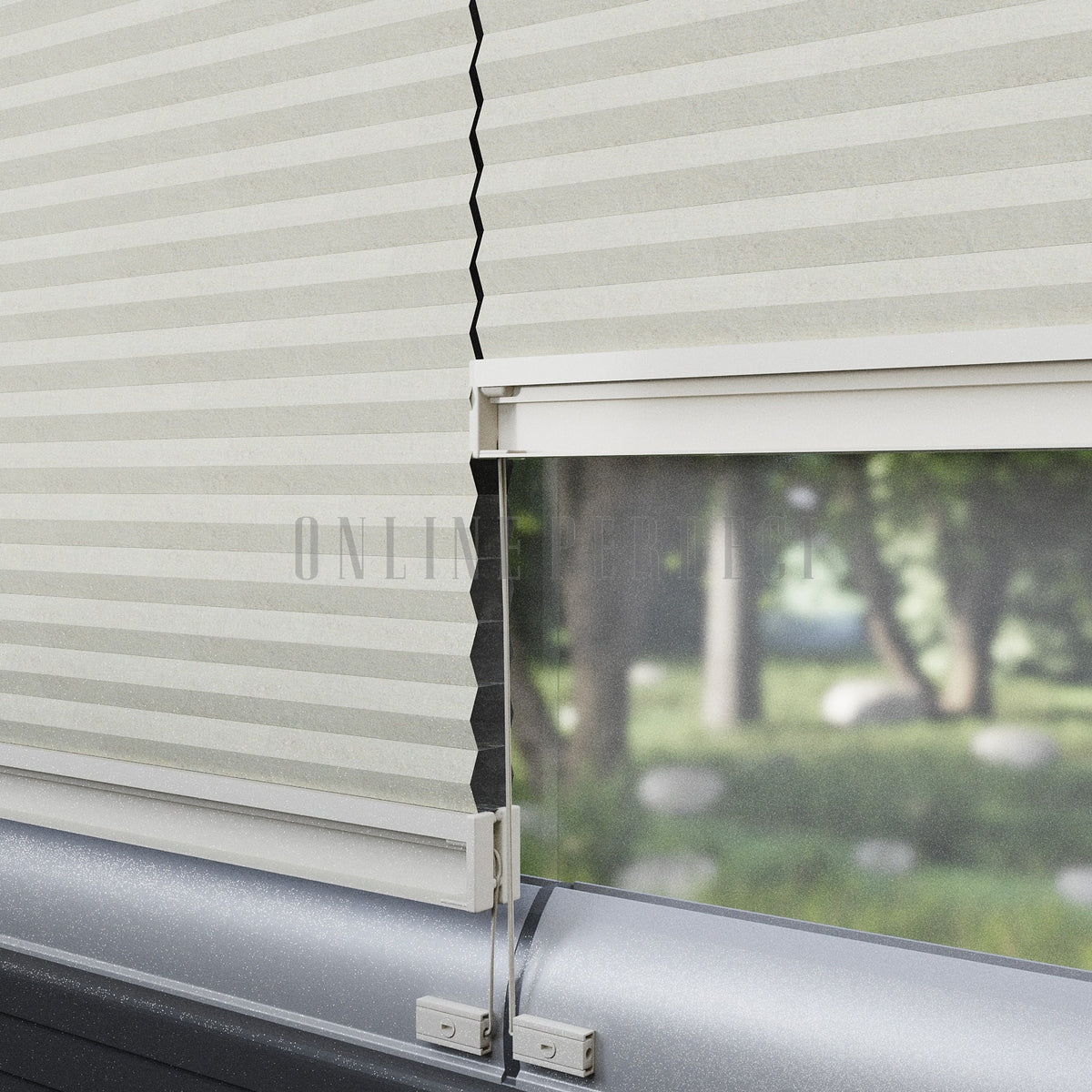 20 MM Honeycomb Krem Plise Perde
