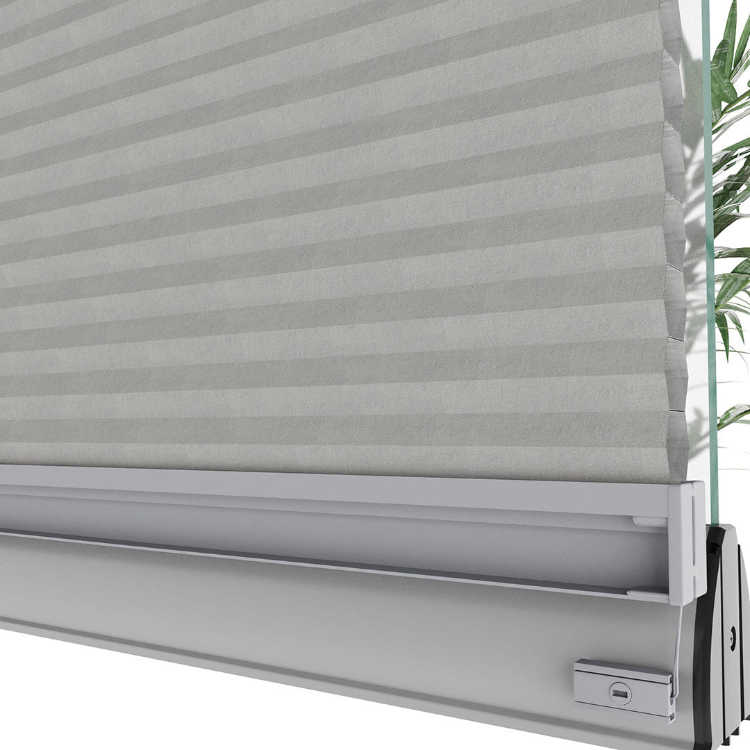 20 MM Petek Gri Plise Perde