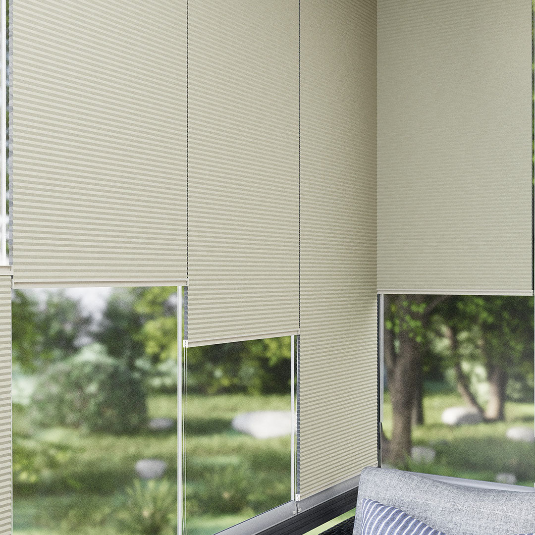 20 MM Petek Krem Plise Perde