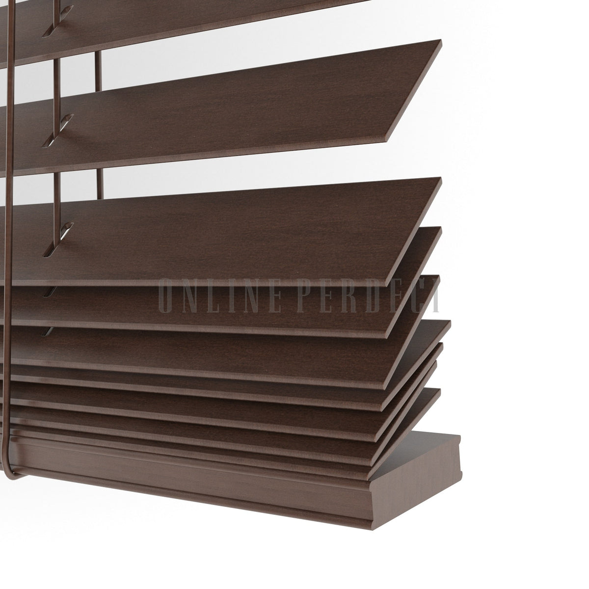 25 MM Lindera Ceviz Walnut Ahşap Jaluzi