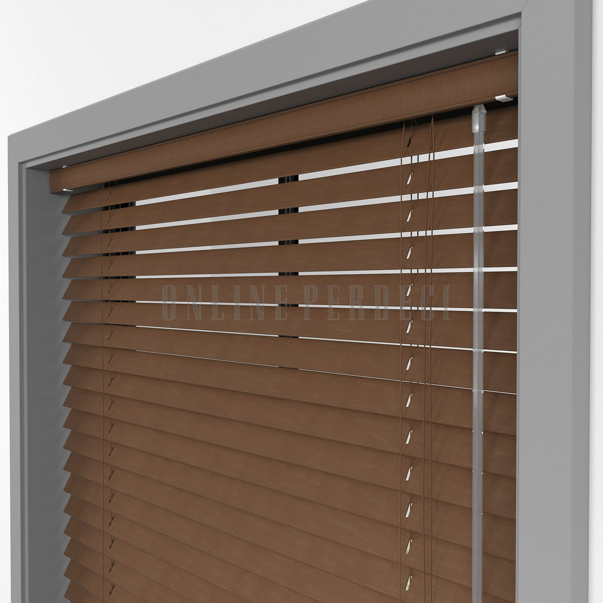 25 MM Lindera Cherry Ahşap Jaluzi