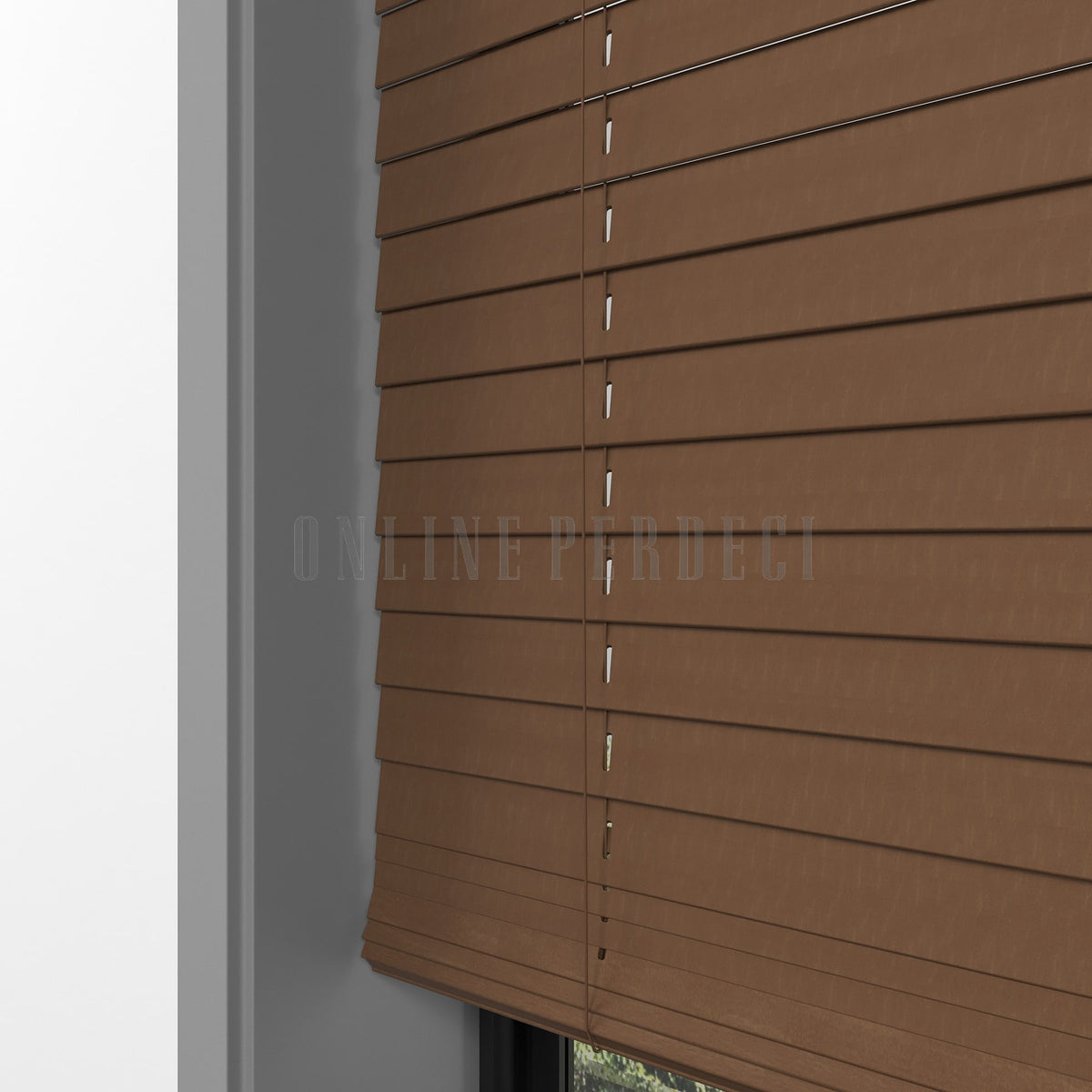 25 MM Lindera Cherry Ahşap Jaluzi