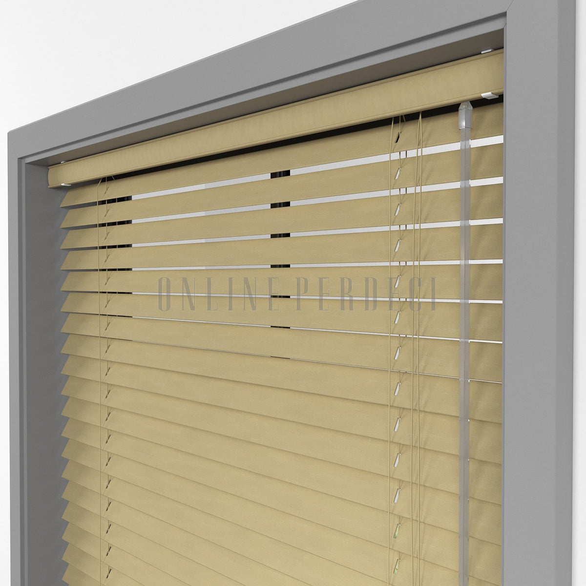 25 MM Lindera Naturel Ahşap Jaluzi