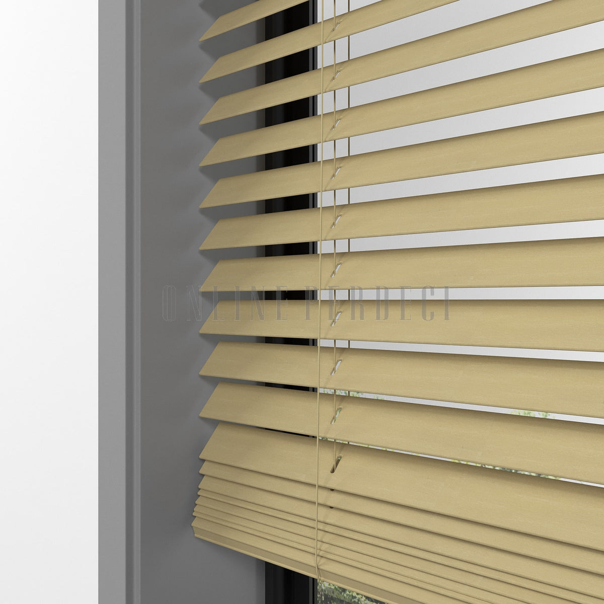 25 MM Lindera Naturel Ahşap Jaluzi