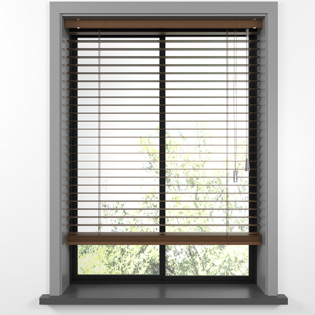 25 MM Ihlamur Kiraz Ahşap Jaluzi