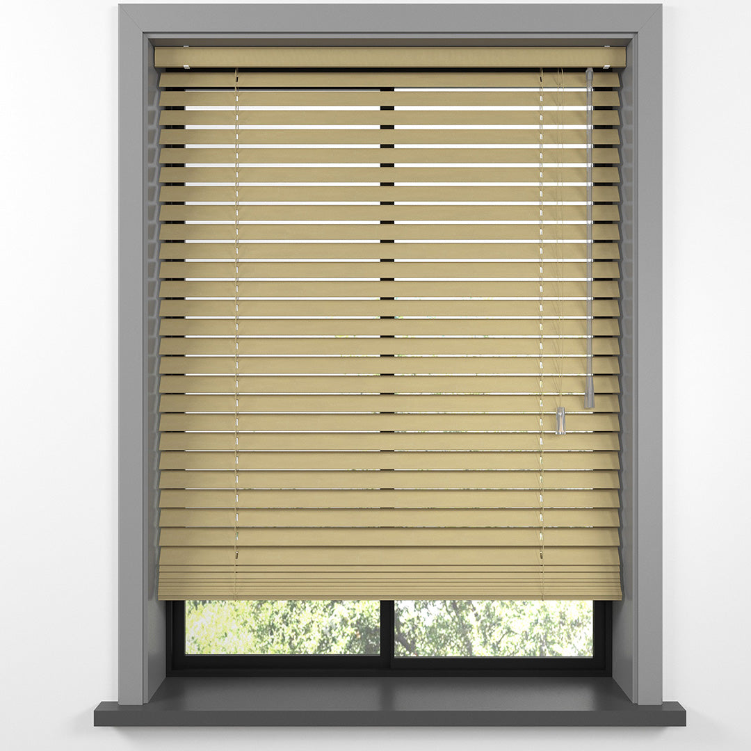 25 MM Ihlamur Ağacı Naturel Ahşap Jaluzi