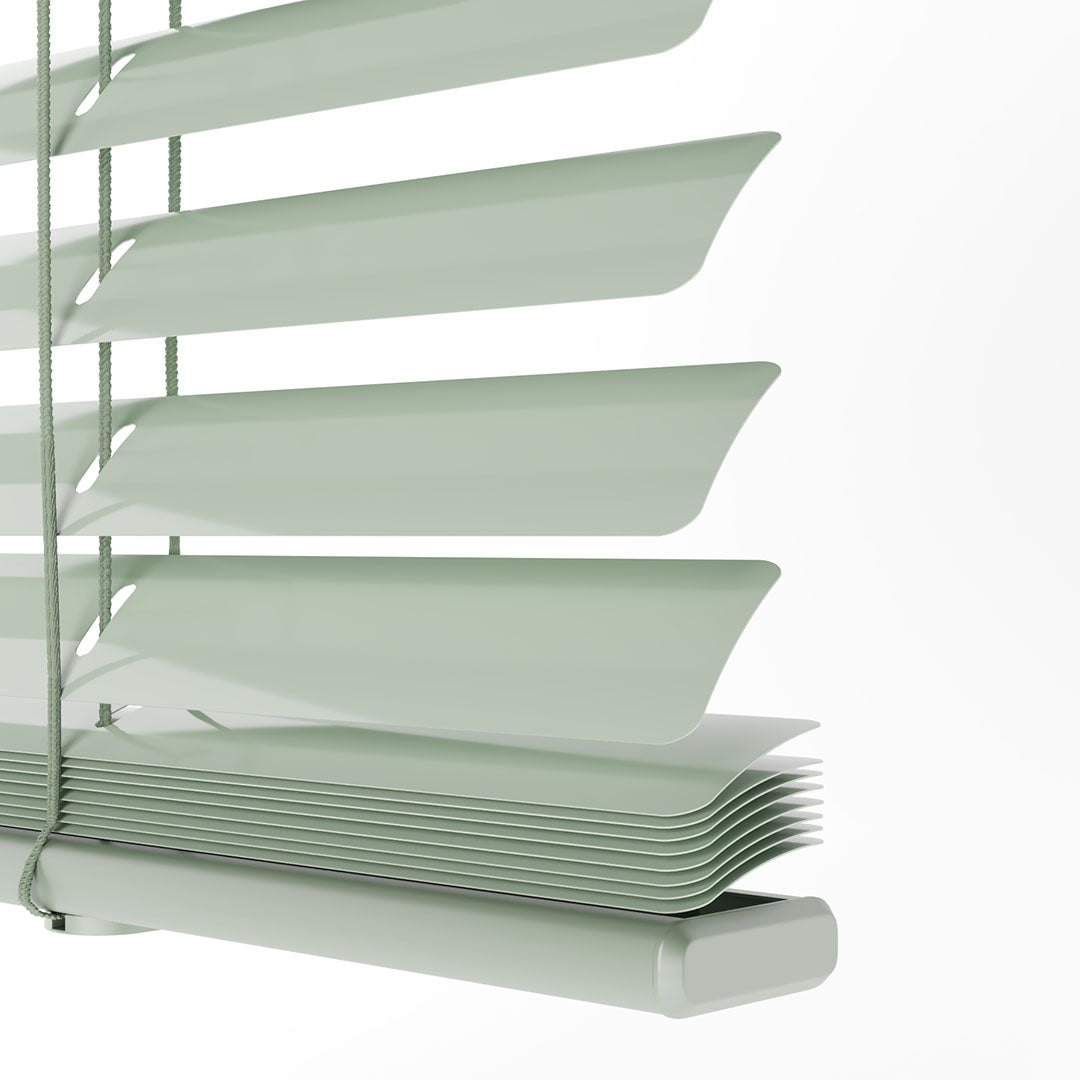 25 MM Pastel Yeşil Alüminyum Jaluzi