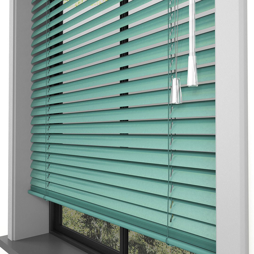 25 MM Yeşil Alüminyum Jaluzi