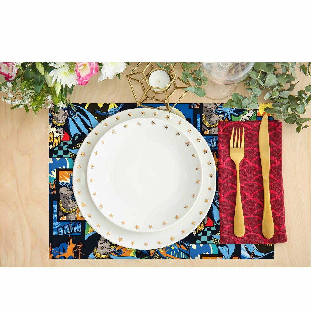 Batman Kumaş Amerikan Servis 4'lü Takım 35X50CM