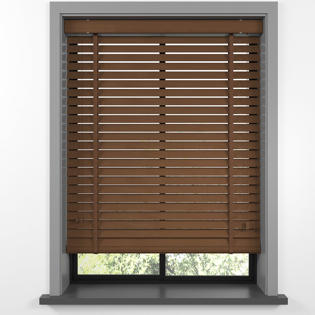 35 MM Ihlamur Kiraz Ahşap Jaluzi