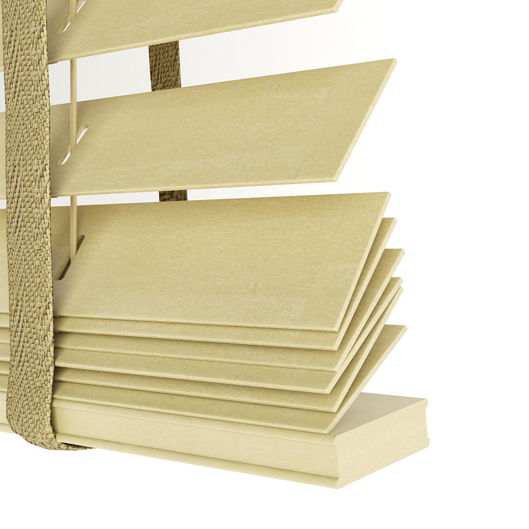 35 MM Ihlamur Naturel Ahşap Jaluzi