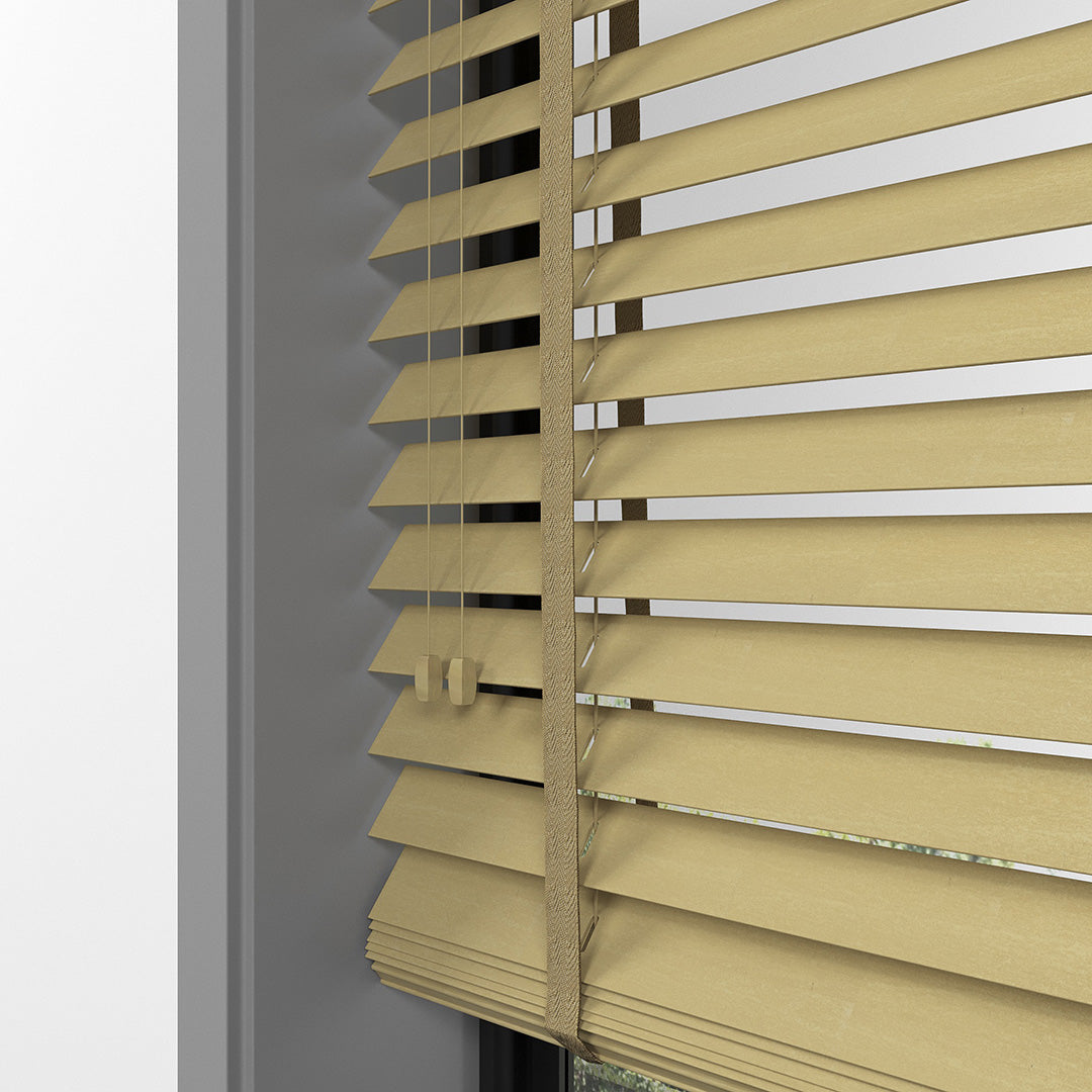 35 MM Ihlamur Naturel Ahşap Jaluzi