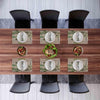 Modern Geometrik Kumaş Amerikan Servis - 4'lü Set (35X50 cm)