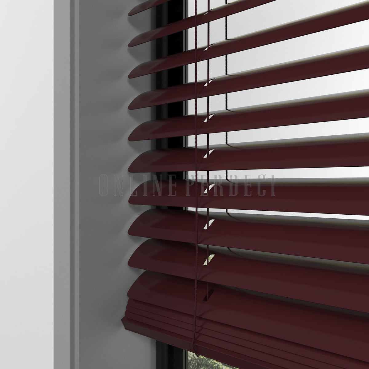 50 MM Bordo Alüminyum Jaluzi