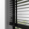 50 MM Klavia Siyah Ahşap Jaluzi