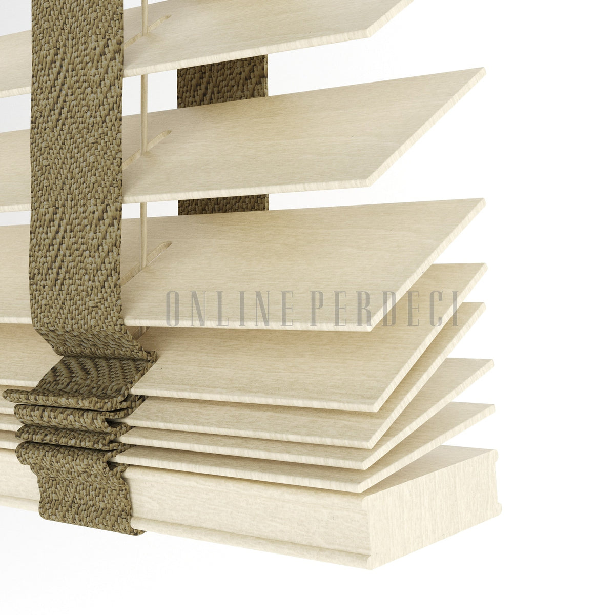 50 MM Lindera Beech Ahşap Jaluzi