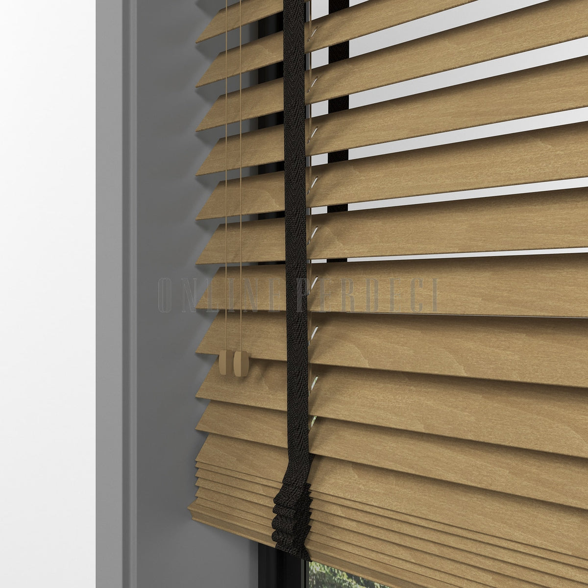 50 MM Lindera Cedar Ahşap Jaluzi