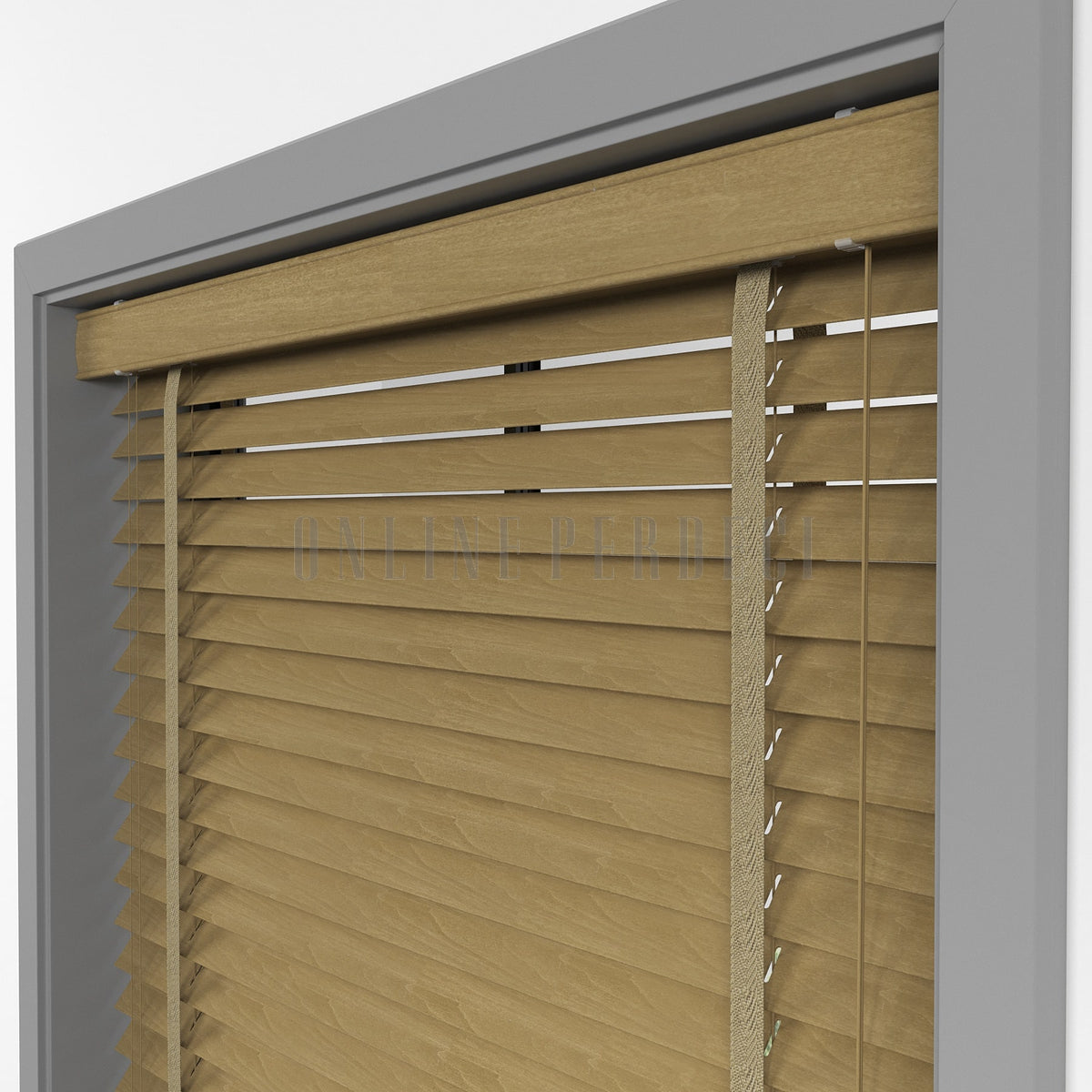 50 MM Lindera Maple Ahşap Jaluzi