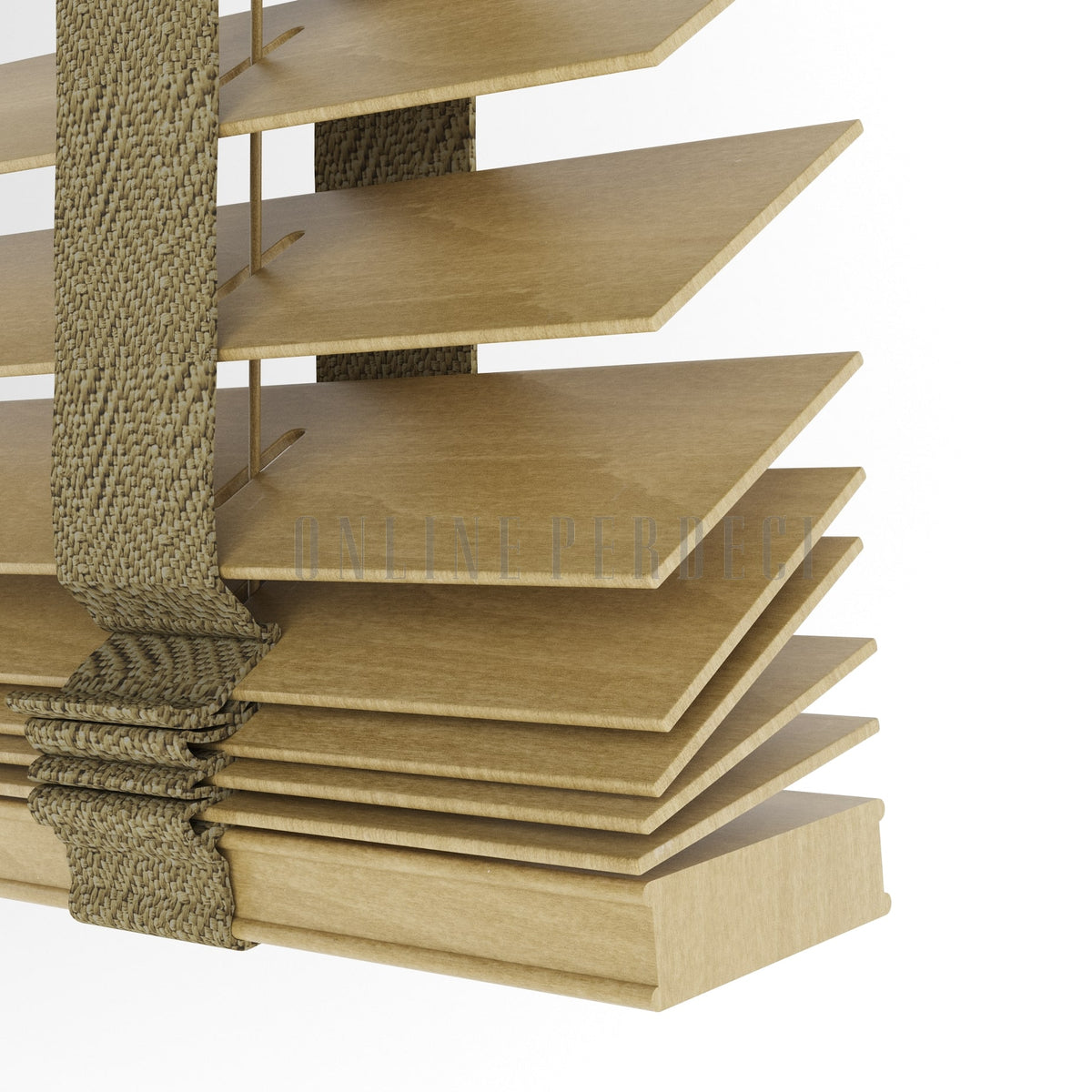 50 MM Lindera Maple Ahşap Jaluzi