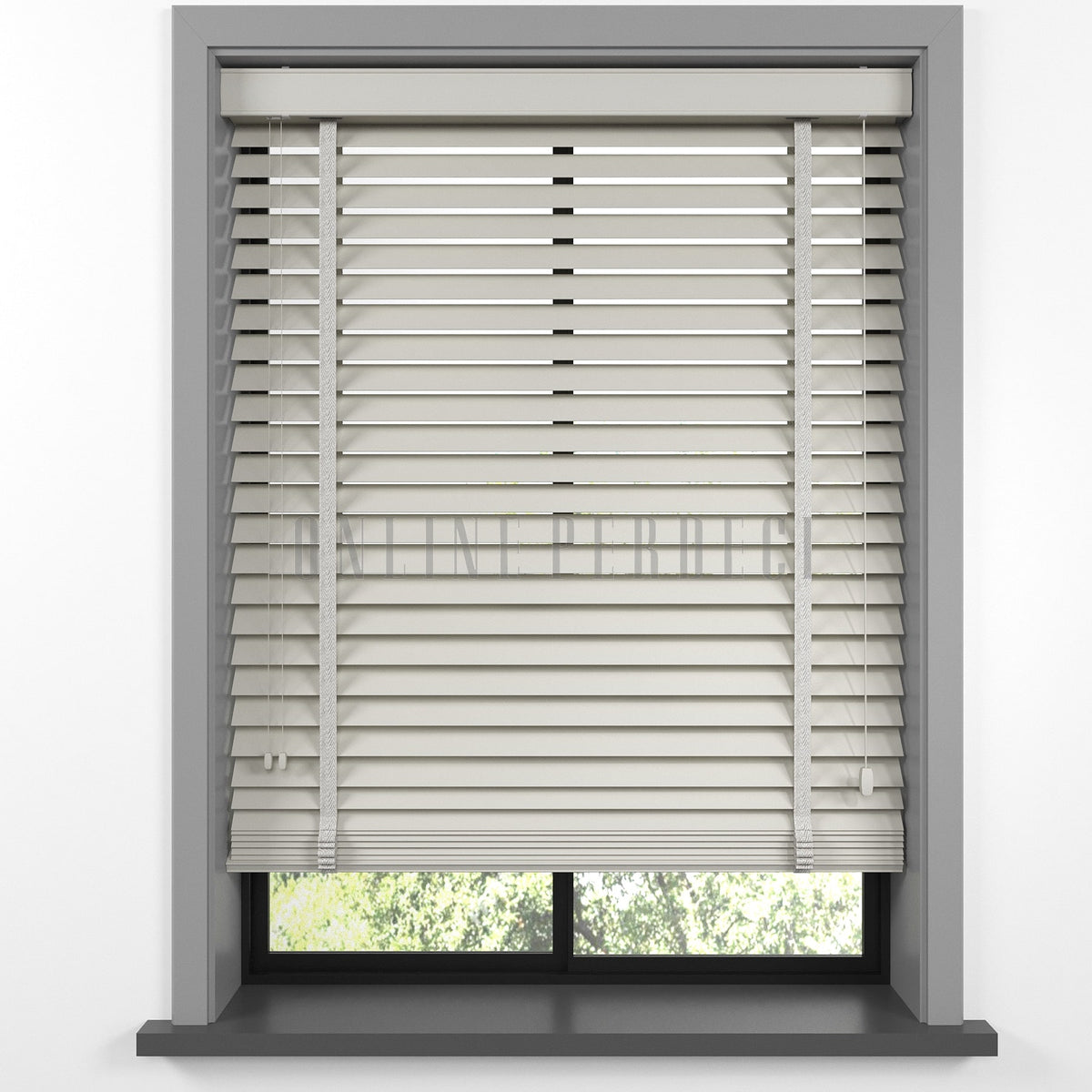 50 MM Lindera Sand Ahşap Jaluzi