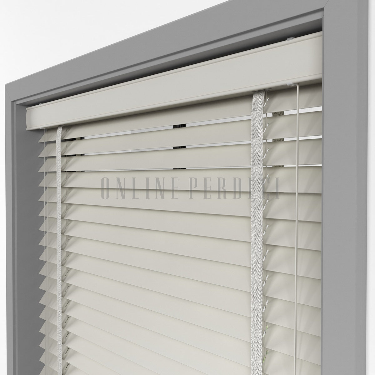 50 MM Lindera Sand Ahşap Jaluzi
