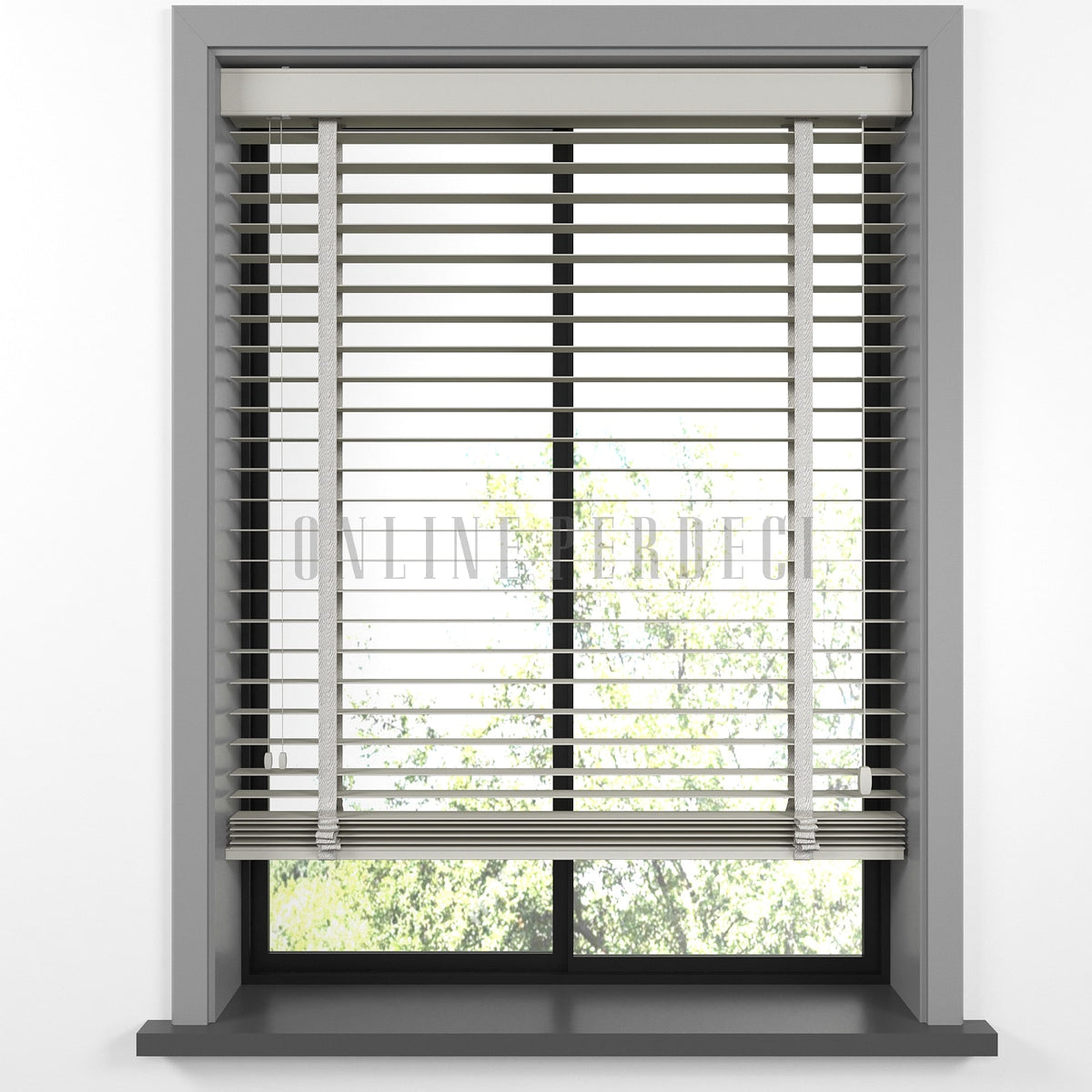50 MM Lindera Sand Ahşap Jaluzi