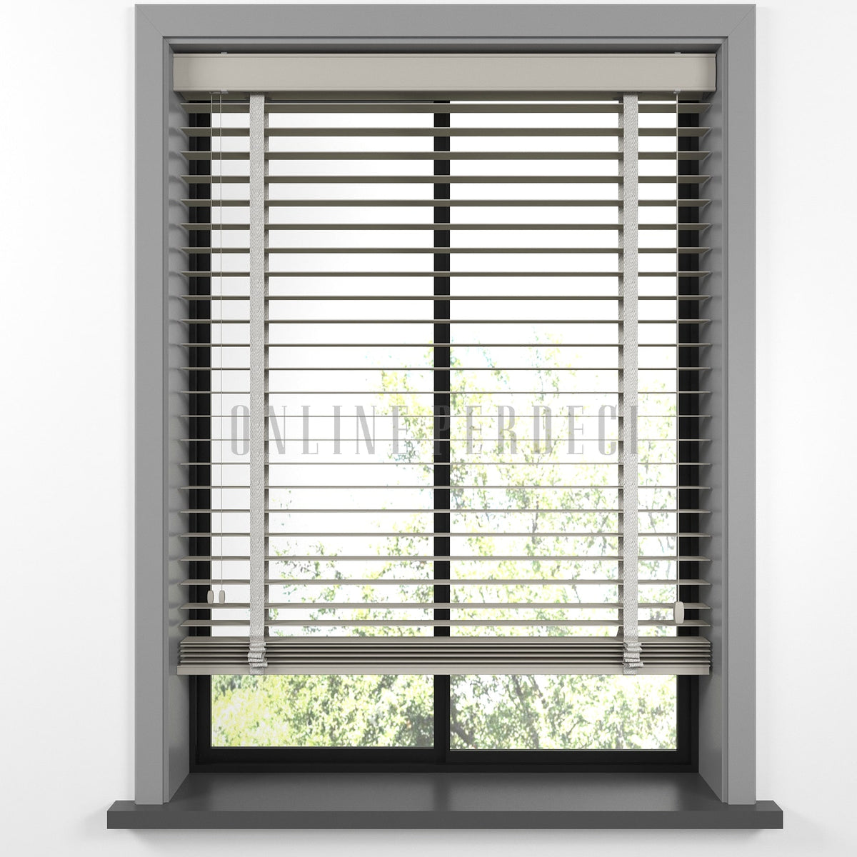 50 MM Lindera Stone Ahşap Jaluzi