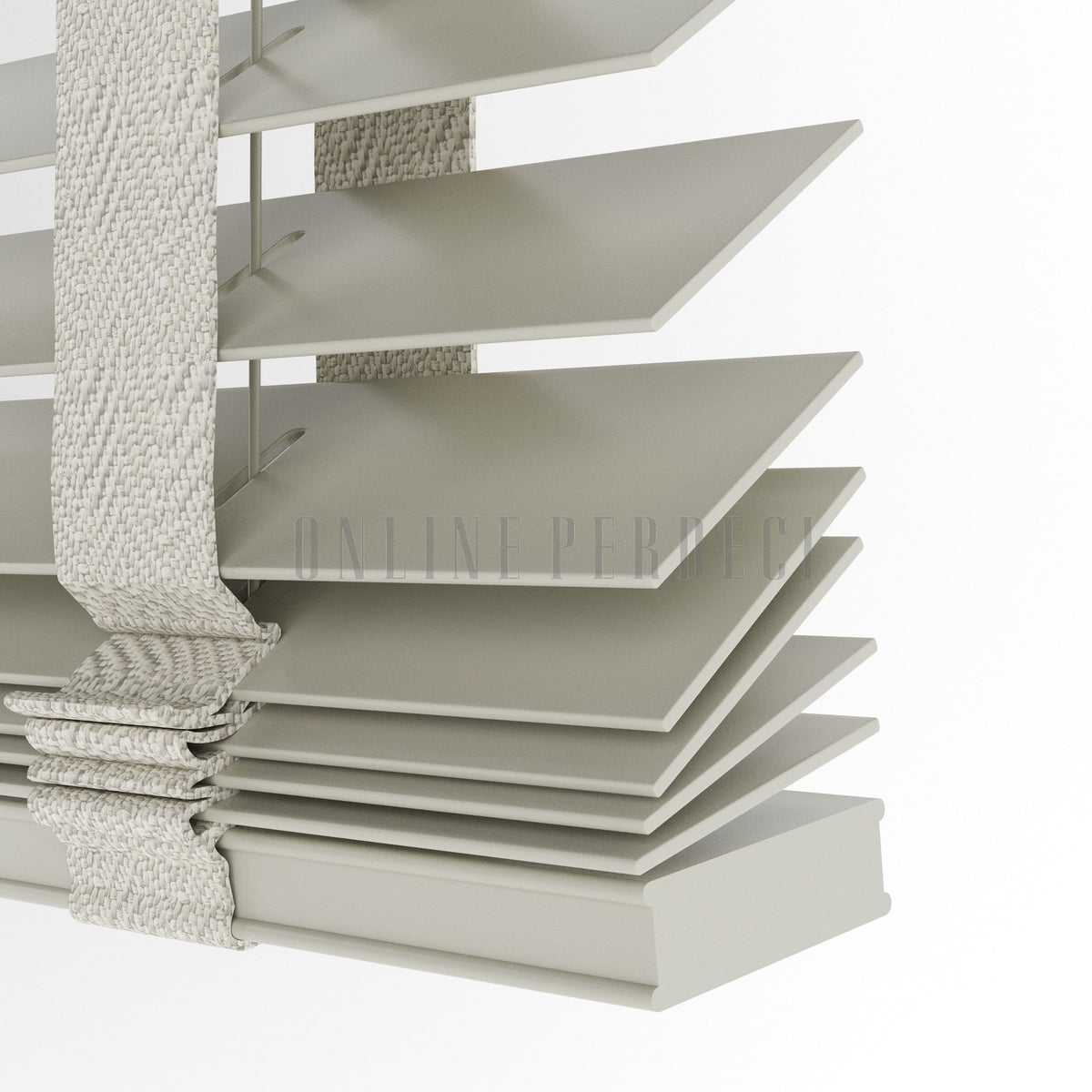 50 MM Lindera Taupe Ahşap Jaluzi
