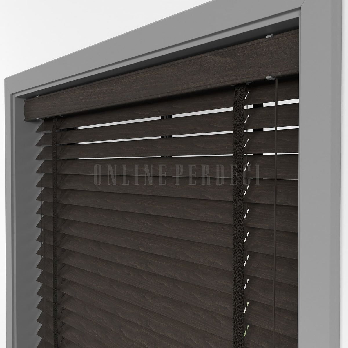 50 MM Lindera Venge Ahşap Jaluzi