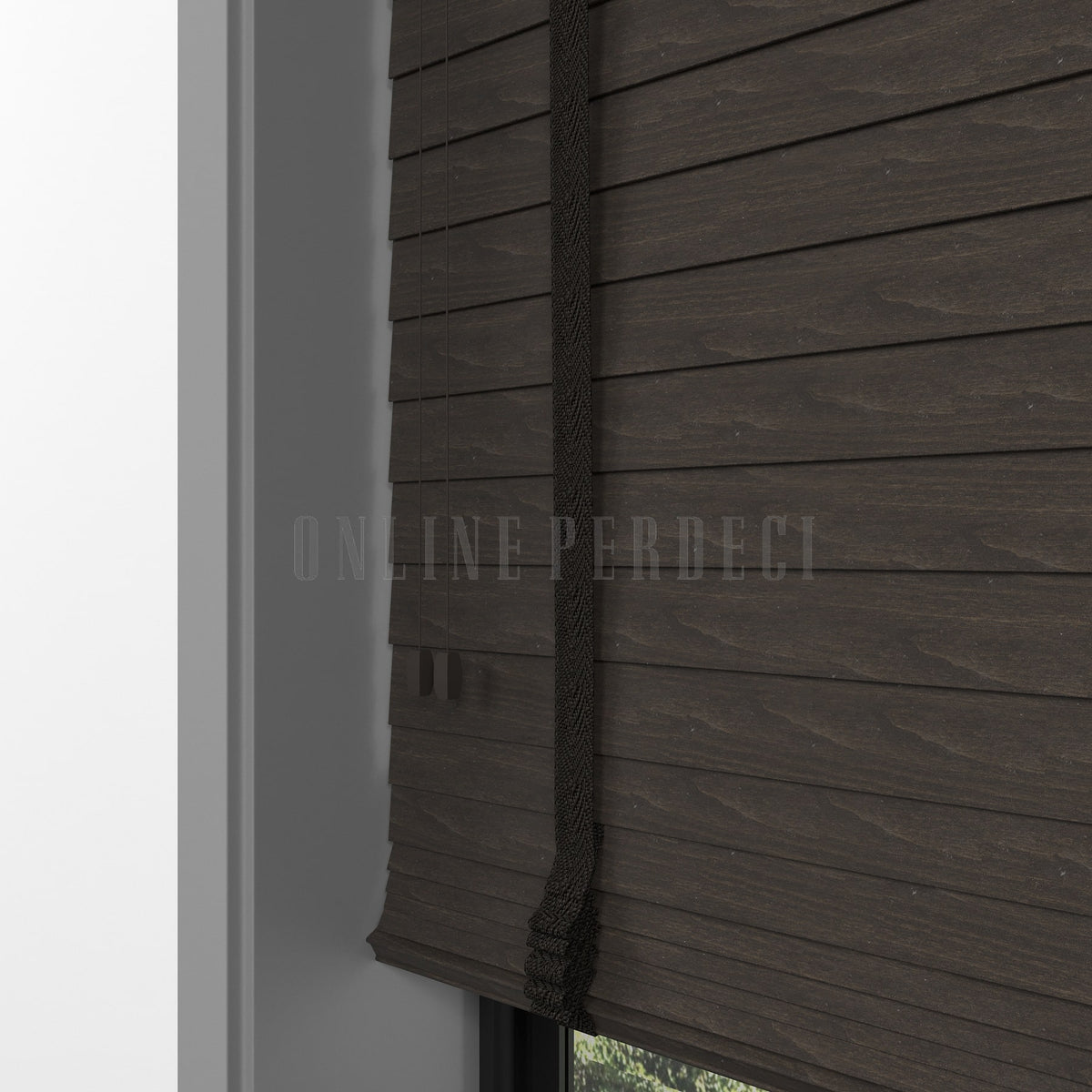 50 MM Lindera Venge Ahşap Jaluzi