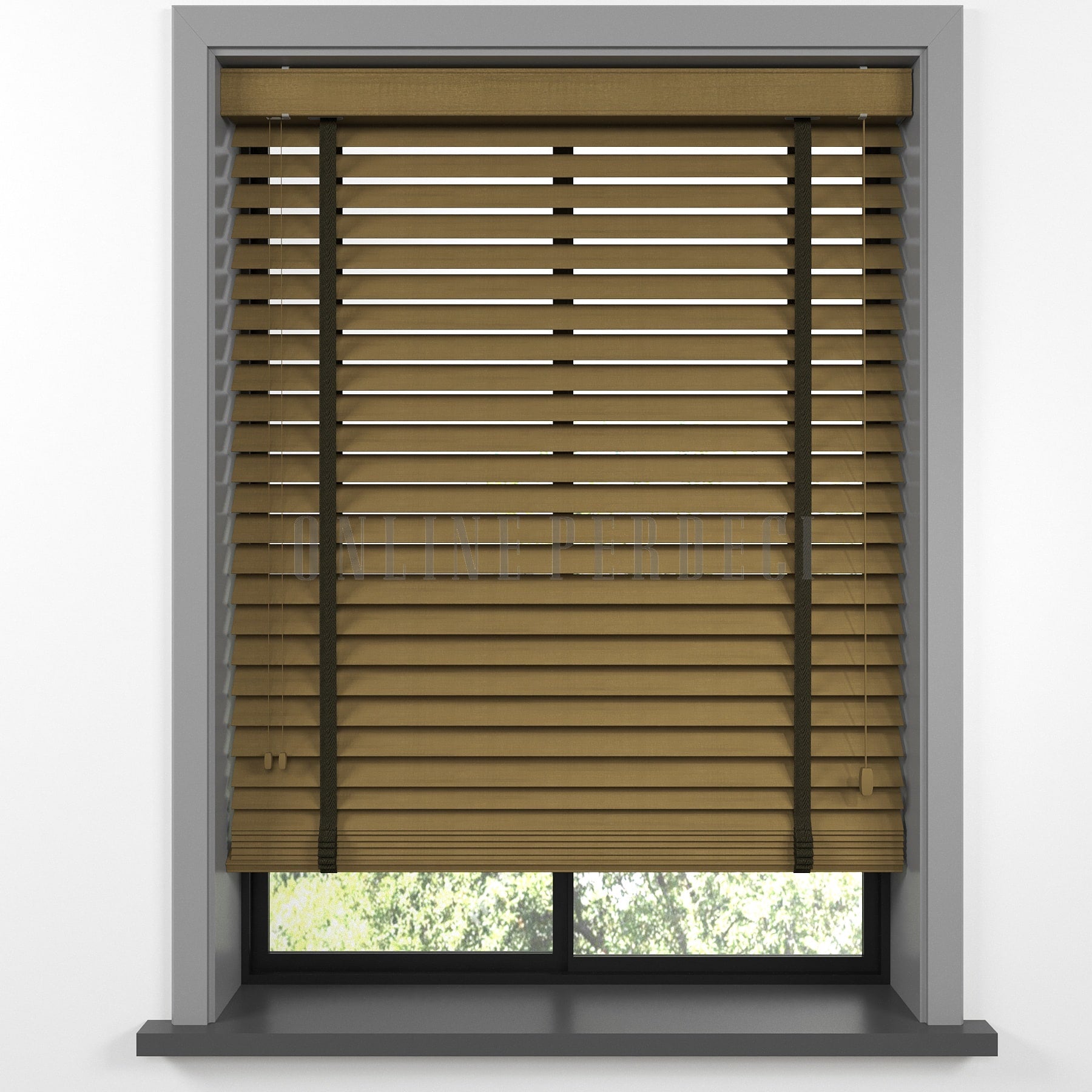 50 MM Ormanis Maple Ahşap Jaluzi