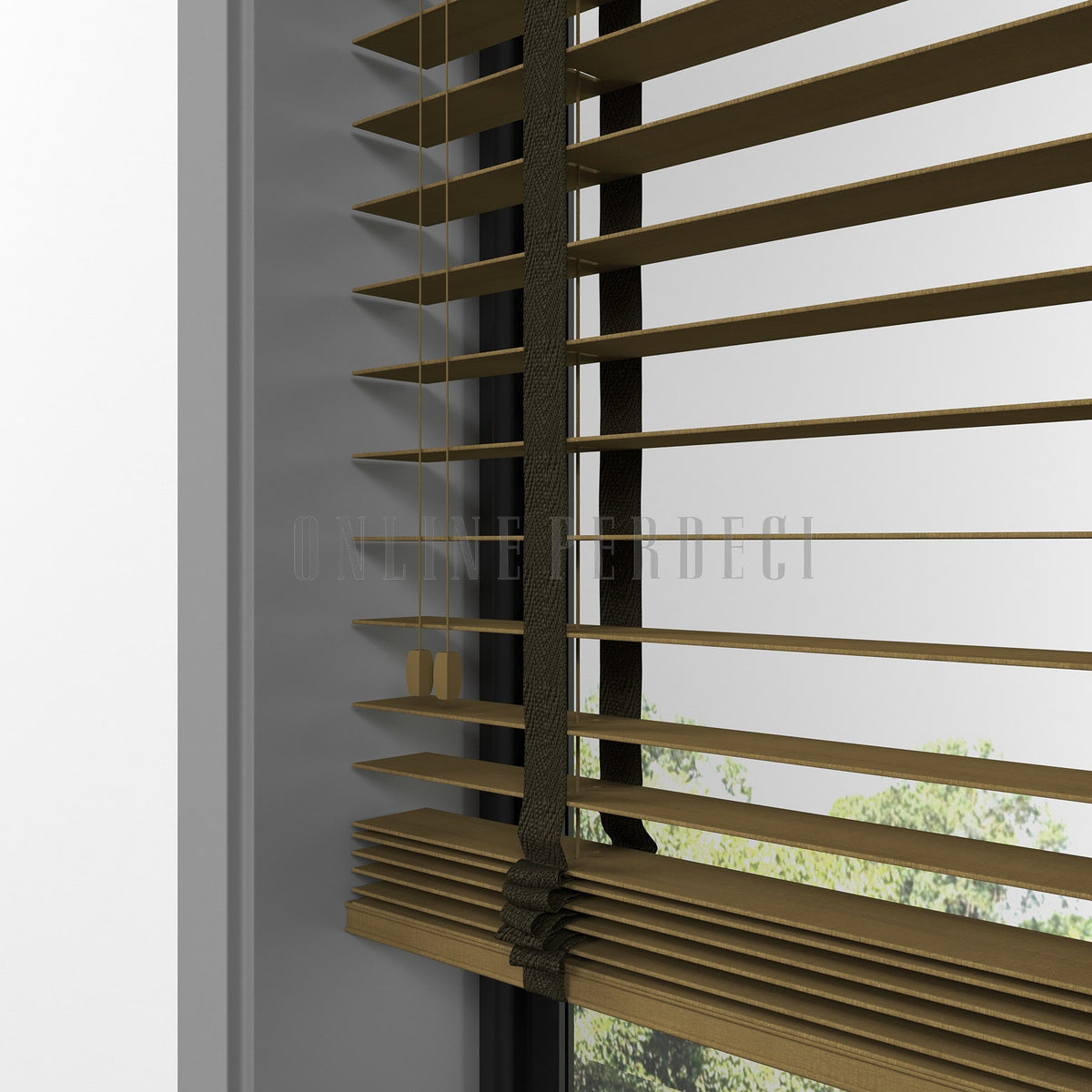 50 MM Ormanis Maple Ahşap Jaluzi