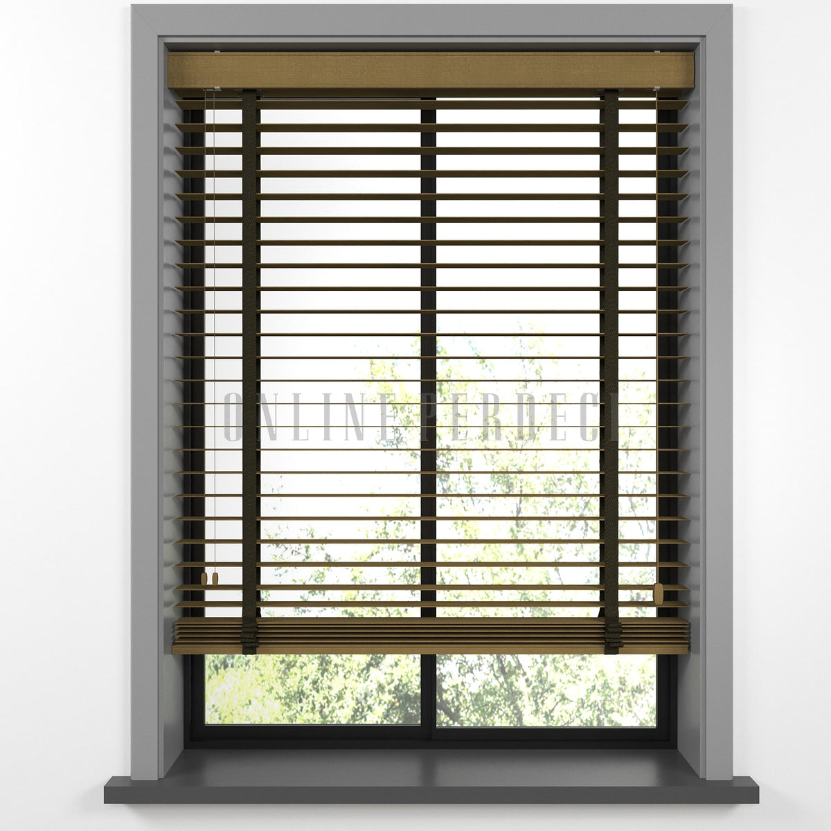 50 MM Ormanis Maple Ahşap Jaluzi