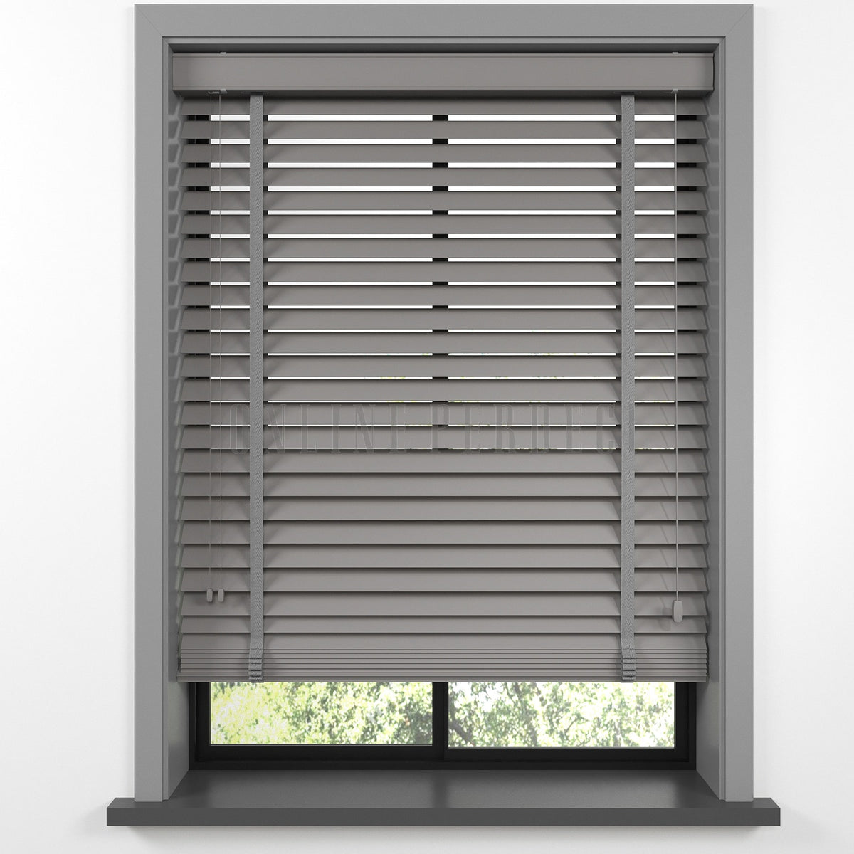 50 MM Ormanis Vizon Ahşap Jaluzi