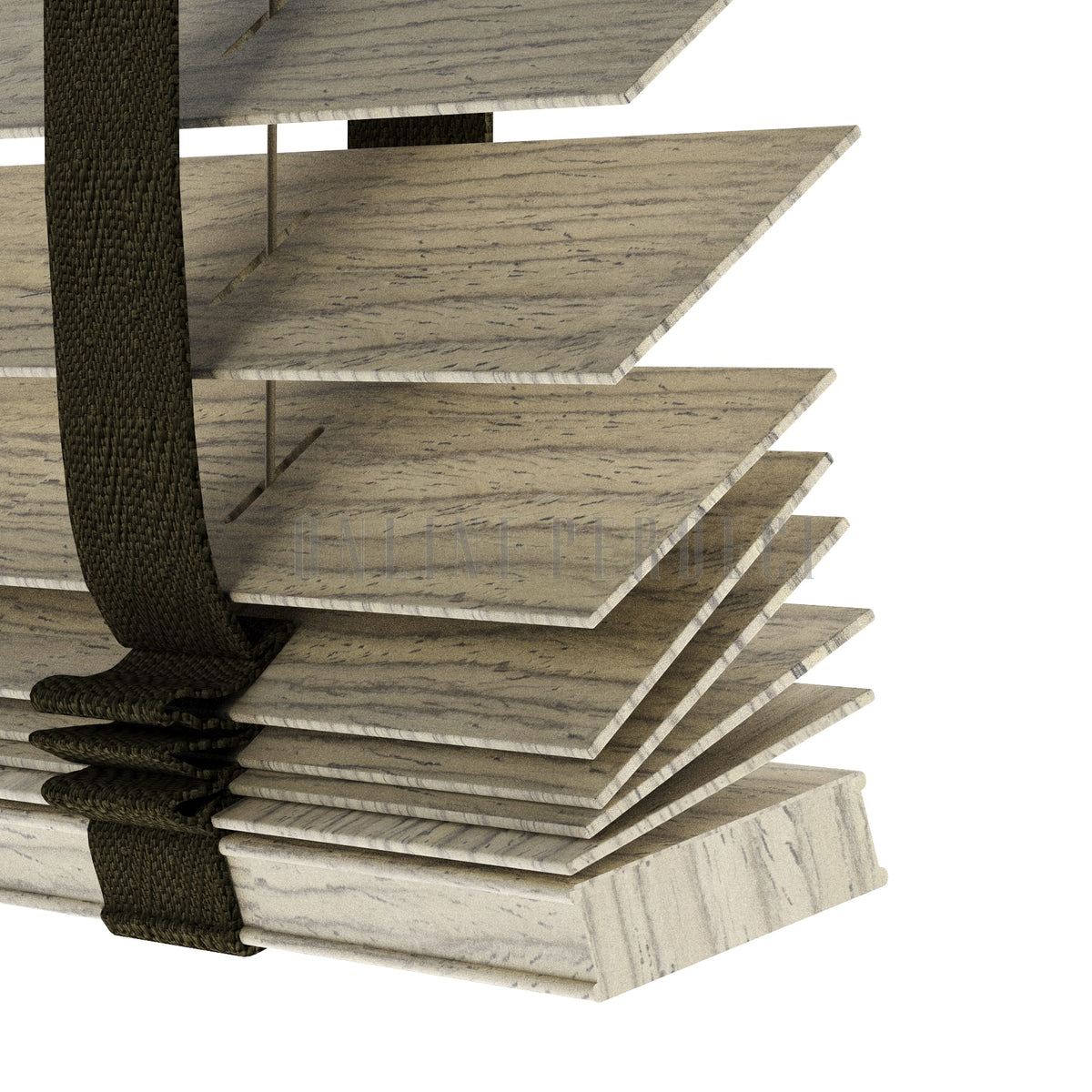50 MM Prestia WOOD Bark Ahşap Jaluzi