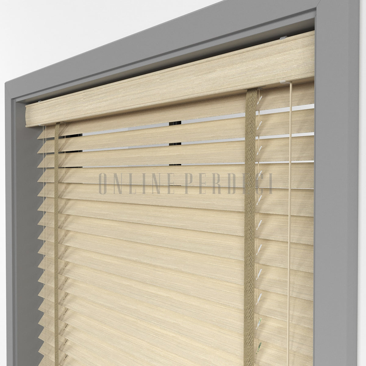 50 MM Prestia WOOD Camel Ahşap Jaluzi