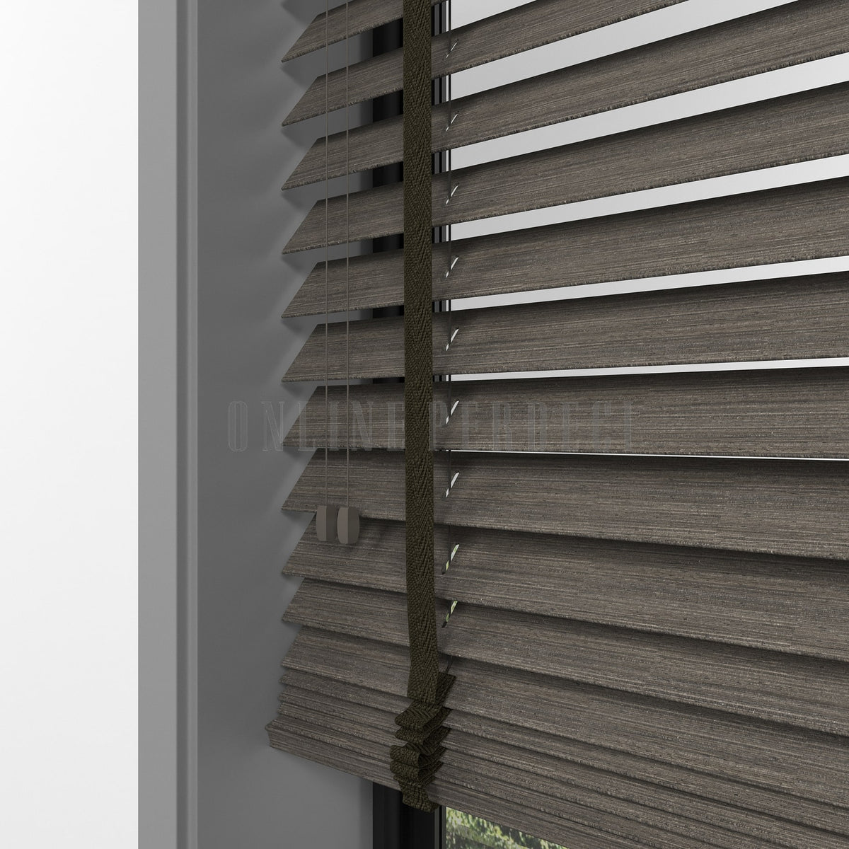 50 MM Prestia WOOD Cinder Ahşap Jaluzi