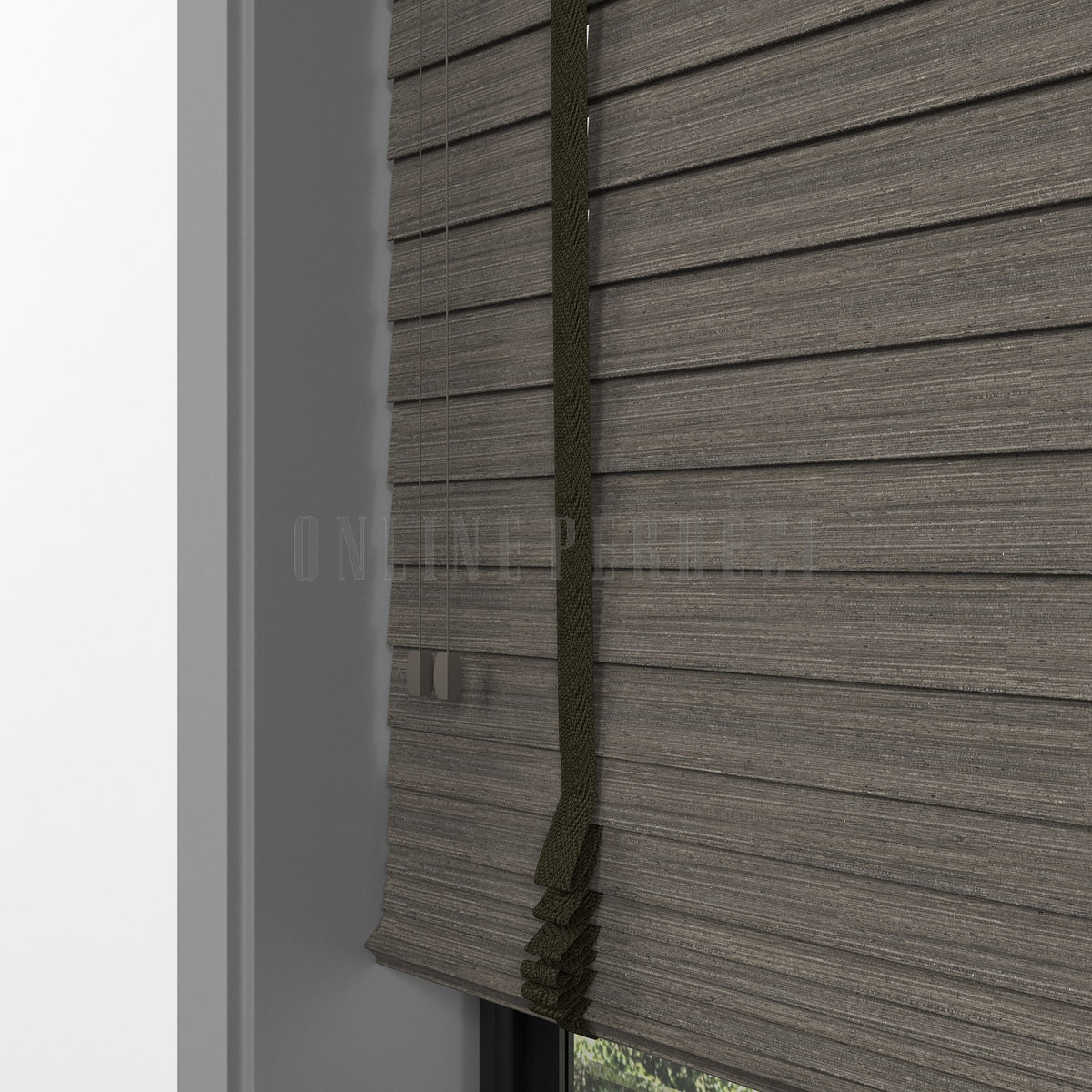 50 MM Prestia WOOD Cinder Ahşap Jaluzi