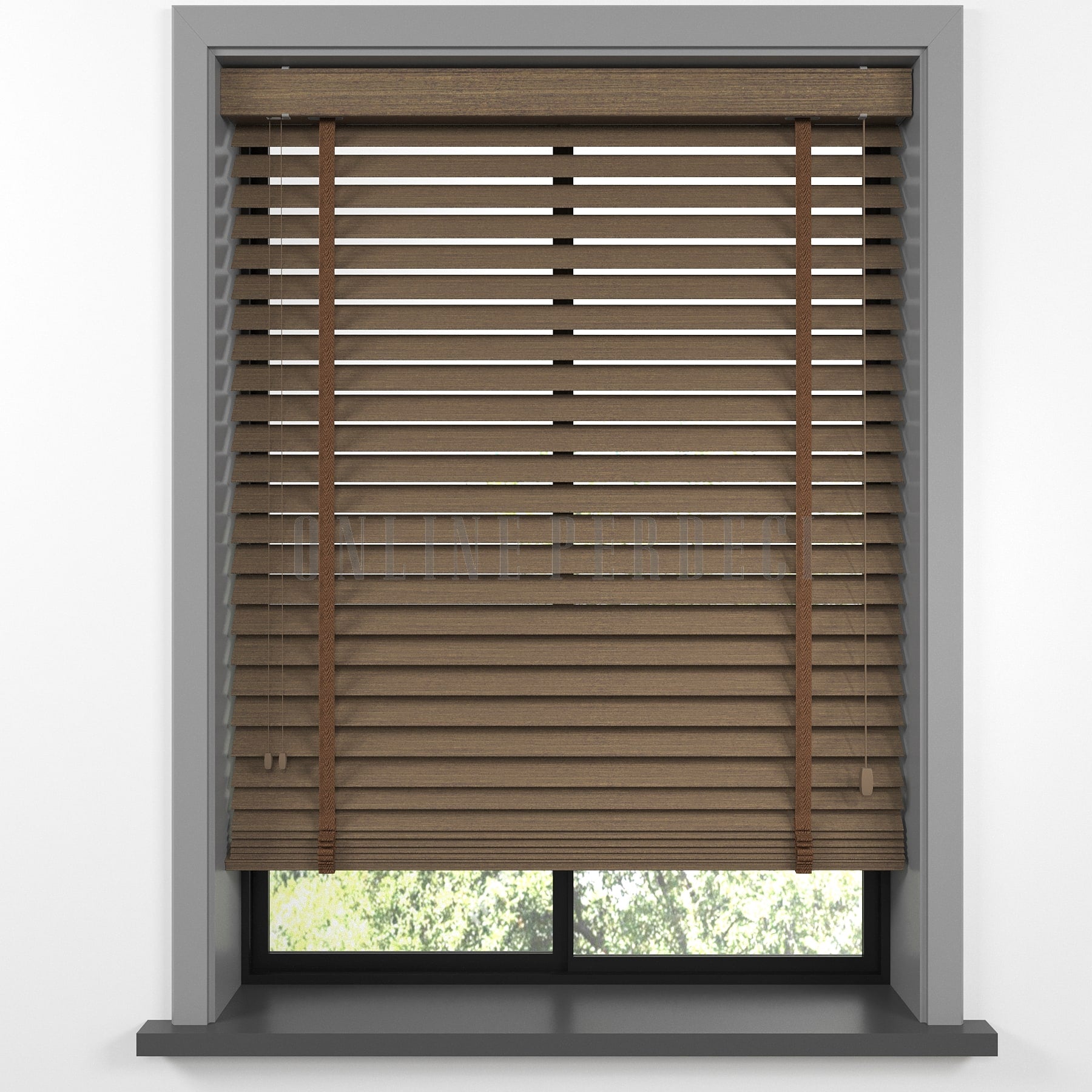 50 MM Prestia WOOD Desert Ahşap Jaluzi