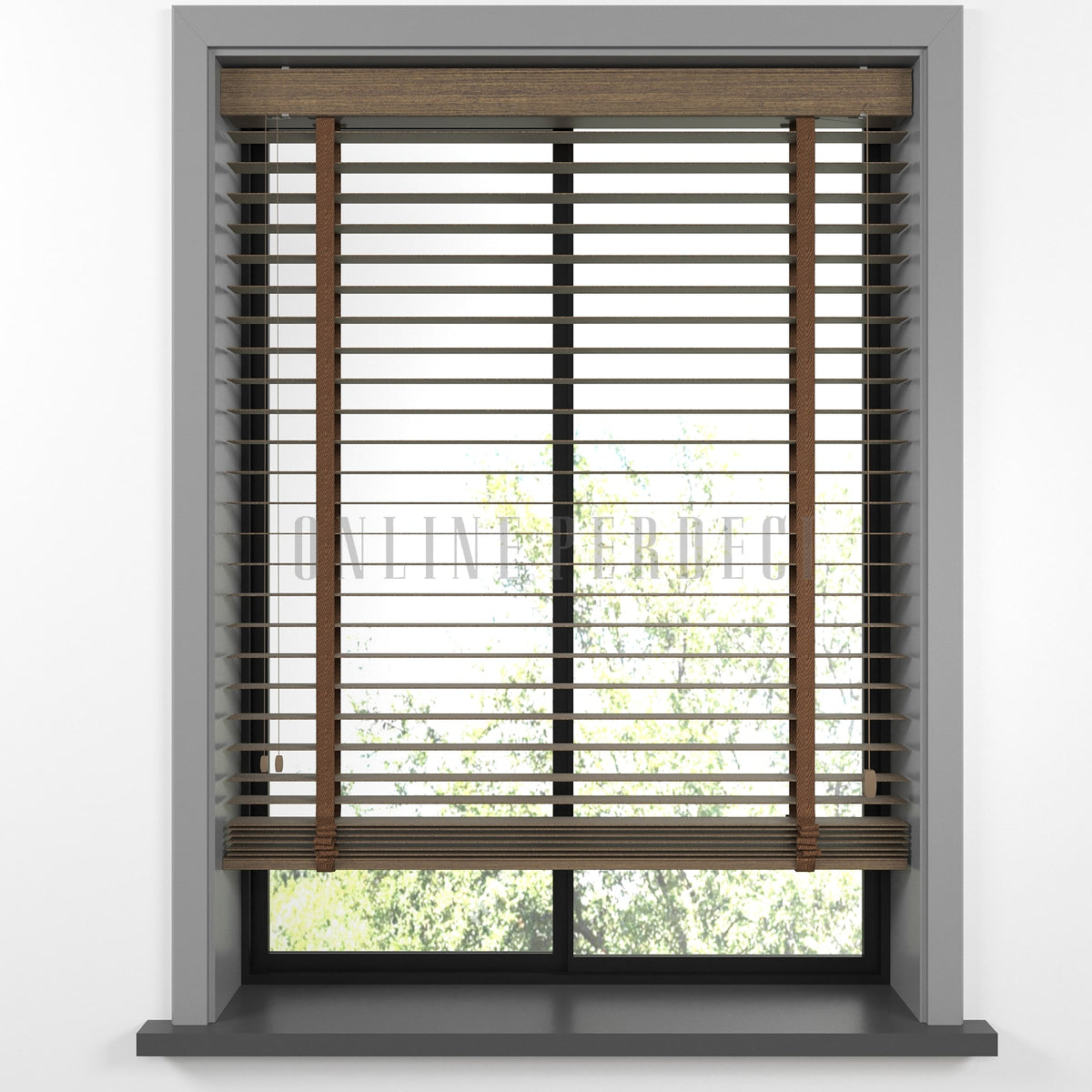 50 MM Prestia WOOD Desert Ahşap Jaluzi