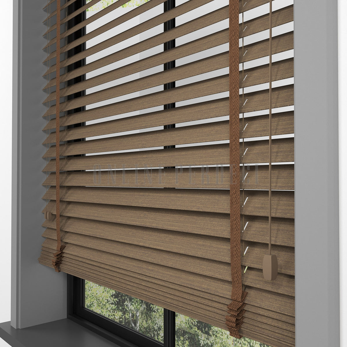 50 MM Prestia WOOD Desert Ahşap Jaluzi