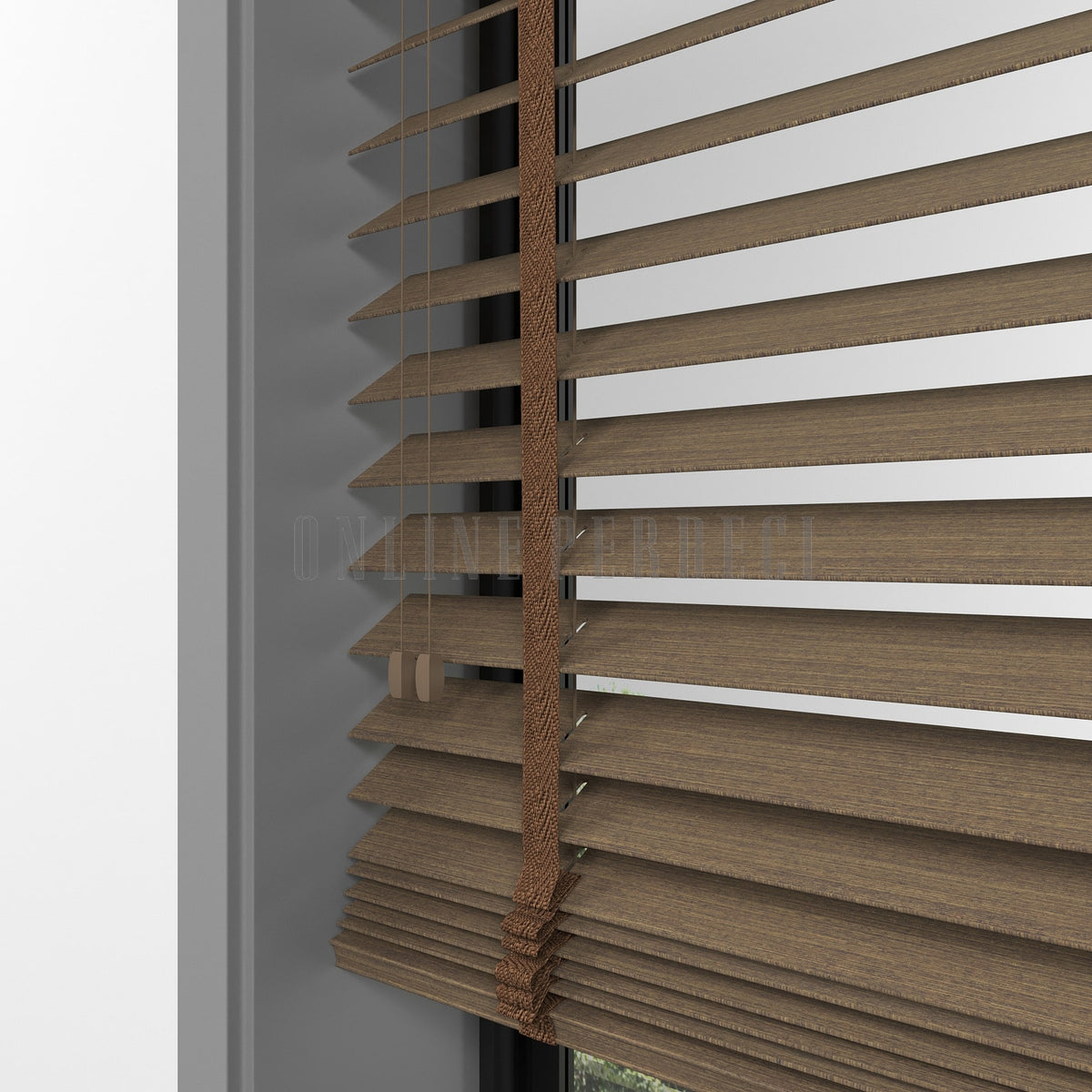 50 MM Prestia WOOD Desert Ahşap Jaluzi