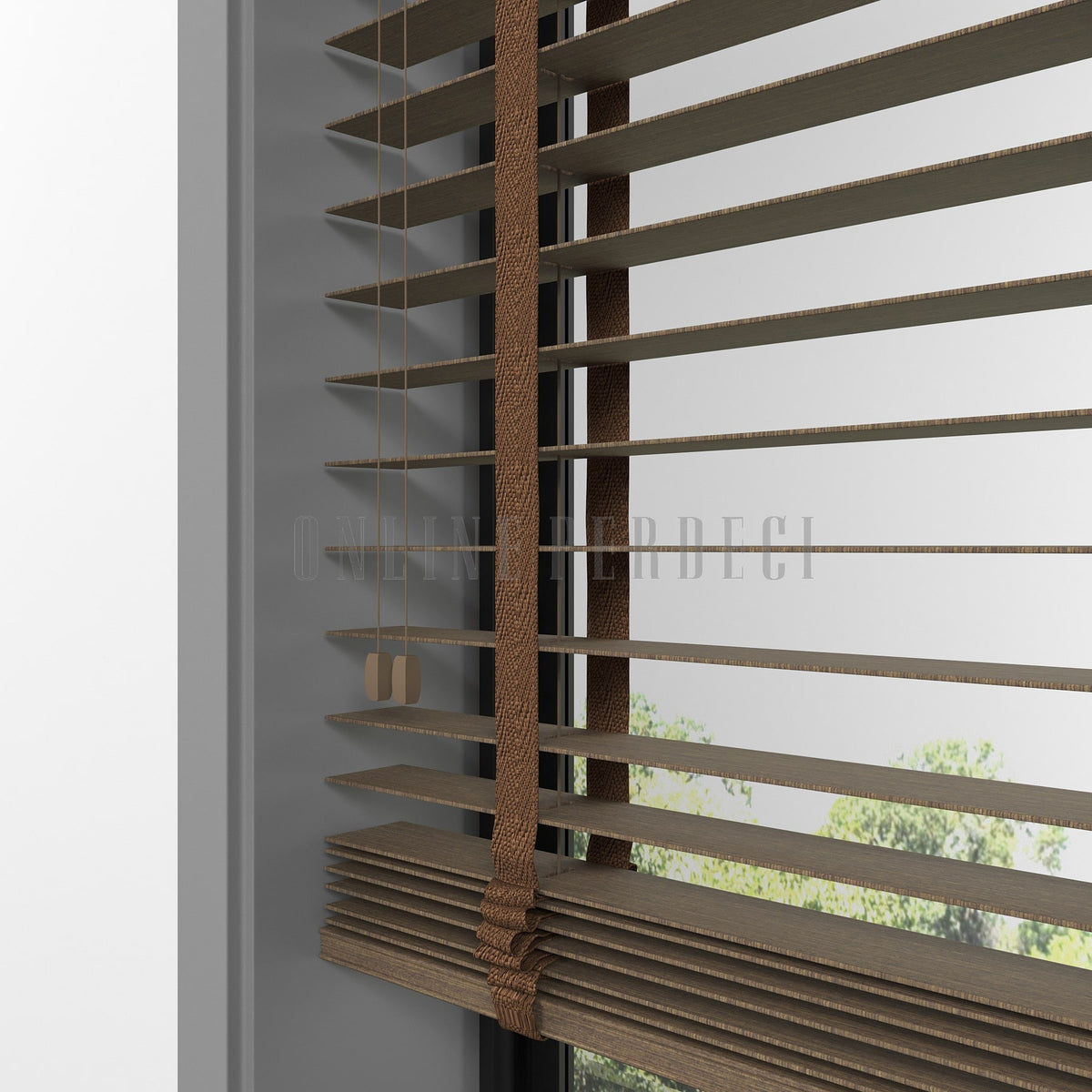 50 MM Prestia WOOD Desert Ahşap Jaluzi