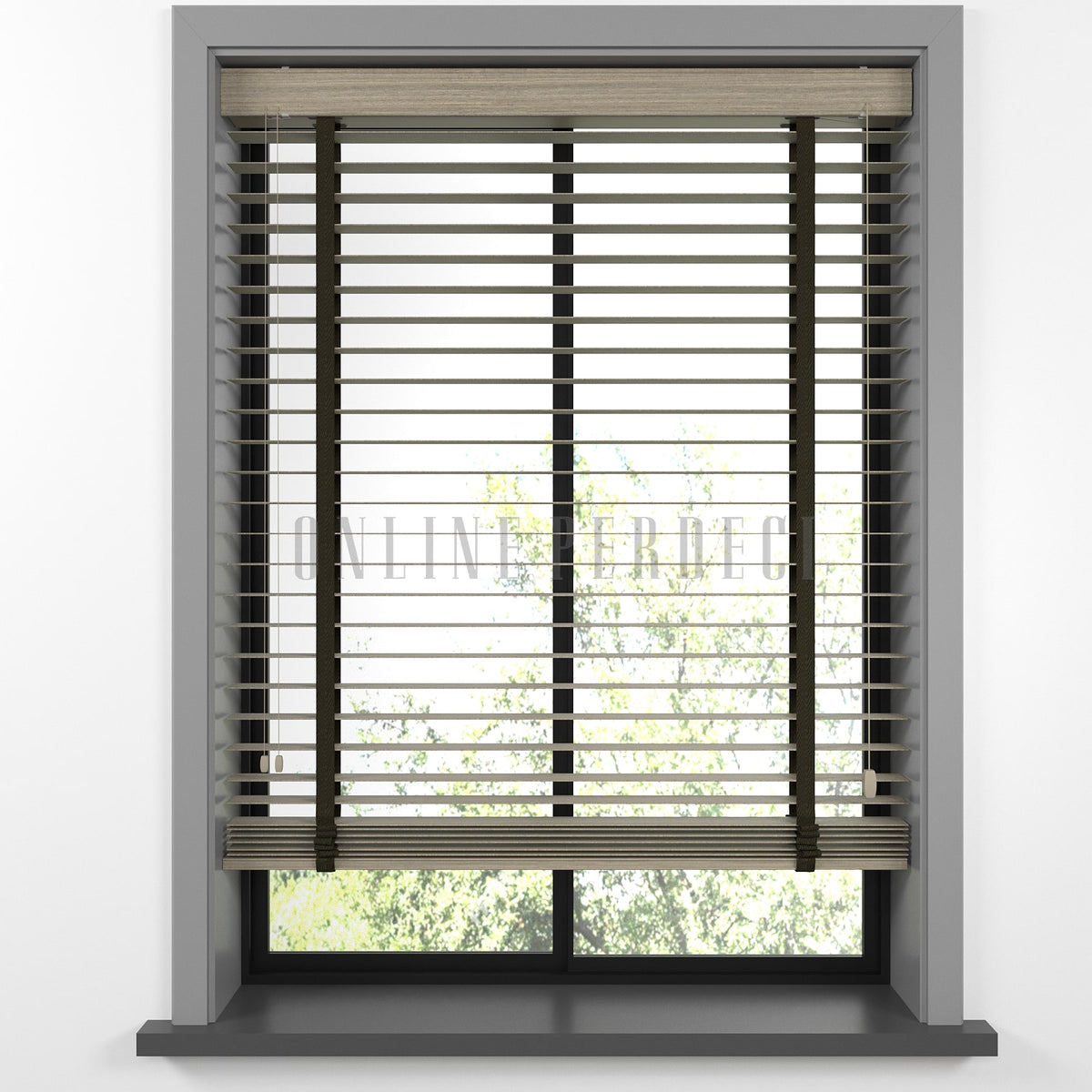 50 MM Prestia WOOD Dune Ahşap Jaluzi