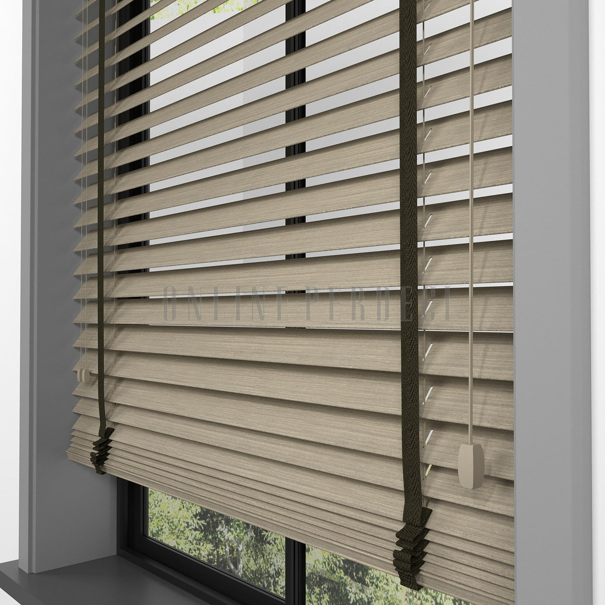 50 MM Prestia WOOD Dune Ahşap Jaluzi