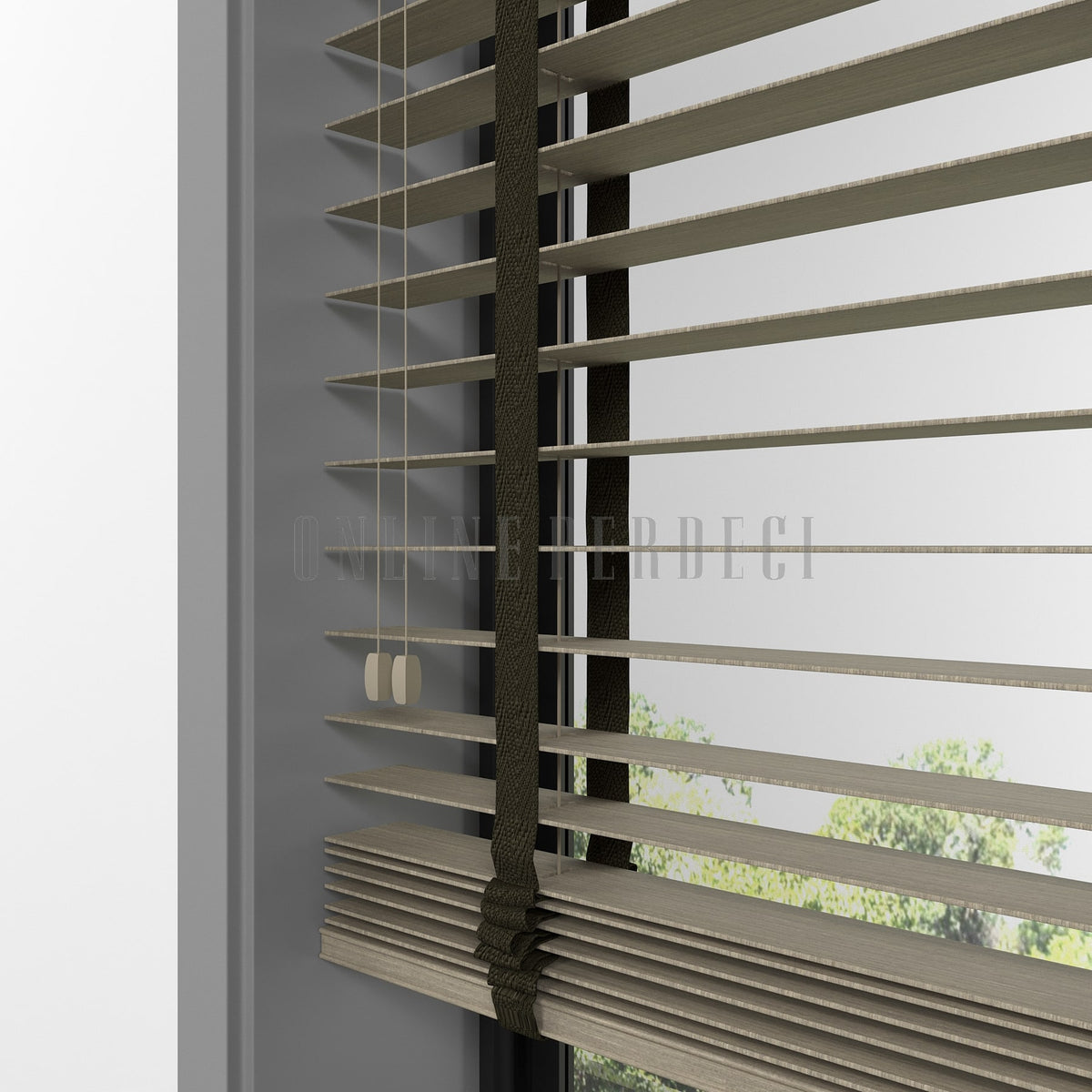50 MM Prestia WOOD Dune Ahşap Jaluzi